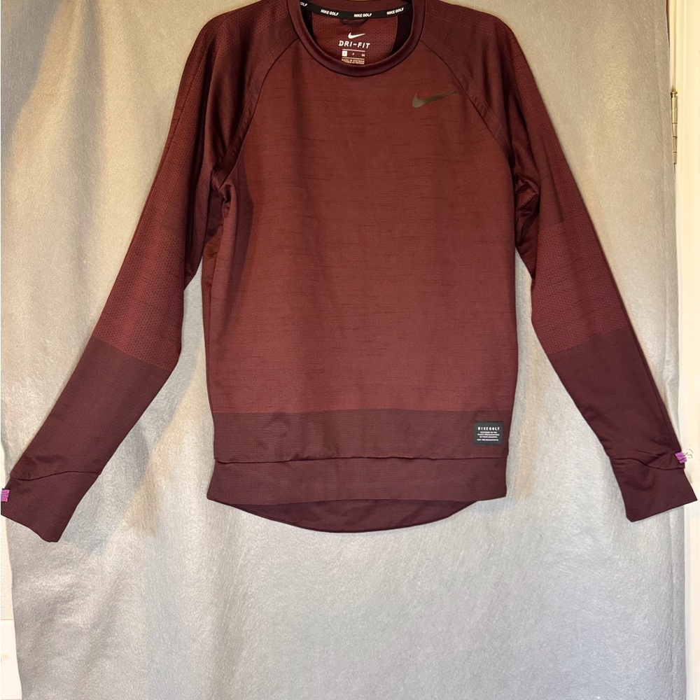 Nike Golf Burgundy Sweatshirt. Excellent Condition.